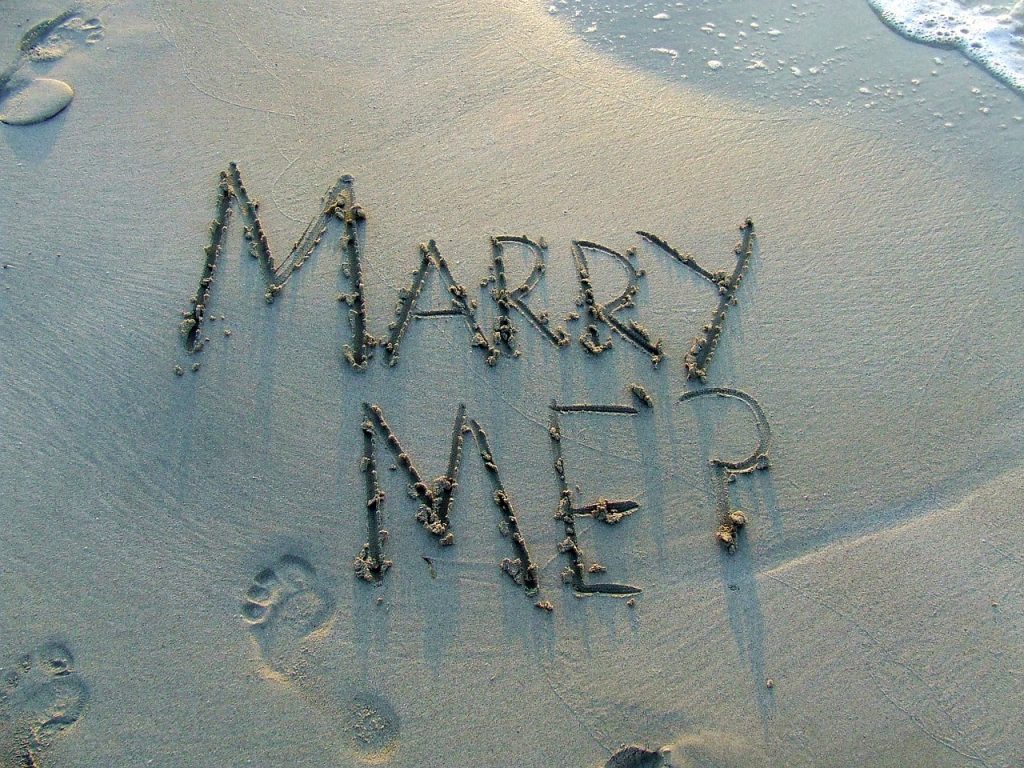 consejos pedir matrimonio con idea boda temática