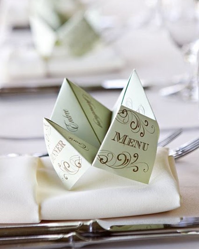 personalizar tarjetas menú para boda temática